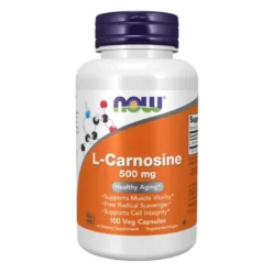 NOW FOODS L-Carnosine 500 mg 100 veg caps.