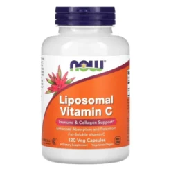 NOW FOODS Liposomal Vitamin C 120 veg caps.