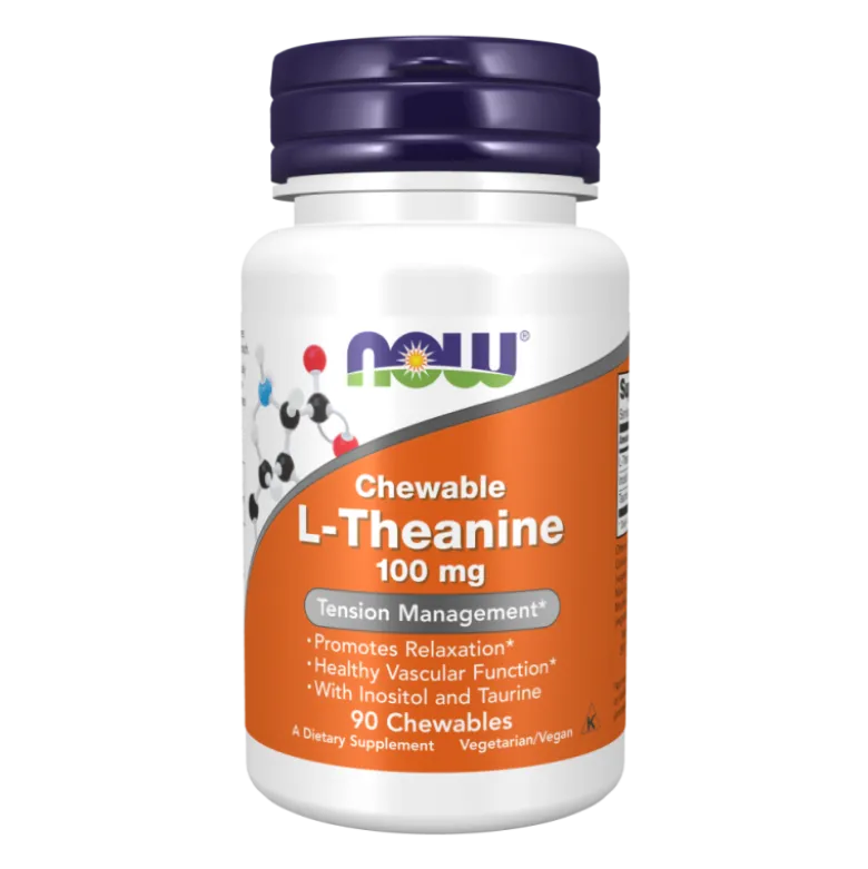 NOW FOODS L-Theanina 100 mg 90 chewables