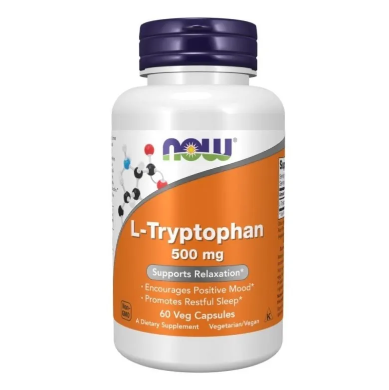 NOW FOODS L-Tryptofan 500 mg 60 veg caps.