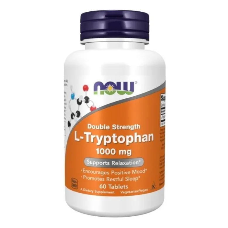 NOW FOODS L-Tryptophan 1000 mg 60 tabs.