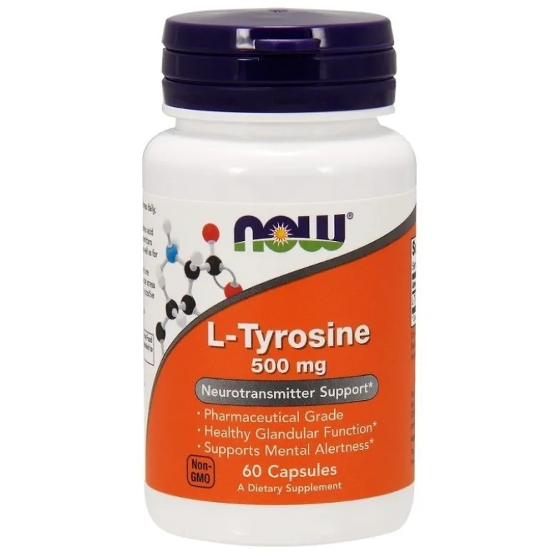 NOW Foods L-Tyrozyna 500 mg 60 caps.