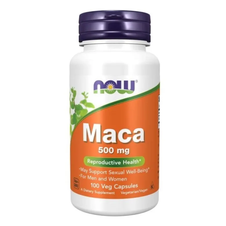 NOW FOODS MACA 500 mg 100 veg caps.
