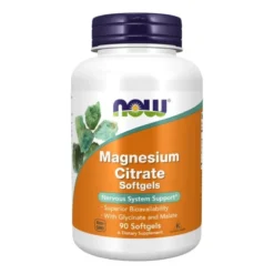 NOW FOODS Magnesium Citrate Softgels 90 softgels