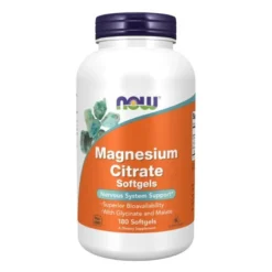 NOW FOODS Magnesium Citrate Softgels 180 softgels