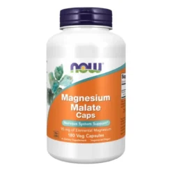 NOW FOODS Magnesium Malate Caps 180 veg caps.