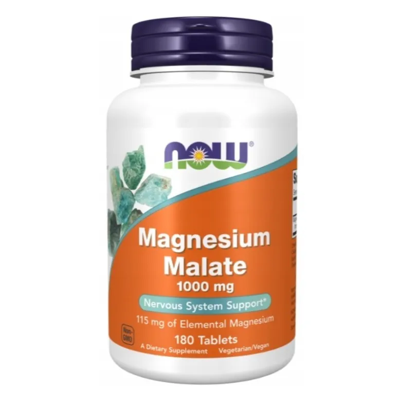 NOW FOODS Magnesium Malate 1000 mg 180 tabs.