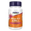 NOW FOODS Mega D3 & K2 4000 IU/180 mcg 60 caps.