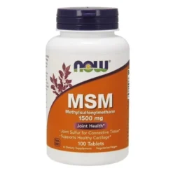 NOW FOODS MSM 1500 mg 100 tabs.
