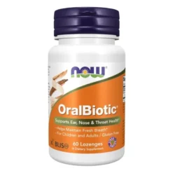 NOW FOODS OralBiotic 60 tabs. do ssania