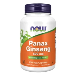 NOW FOODS Panax Ginseng 500 mg 250 veg caps.