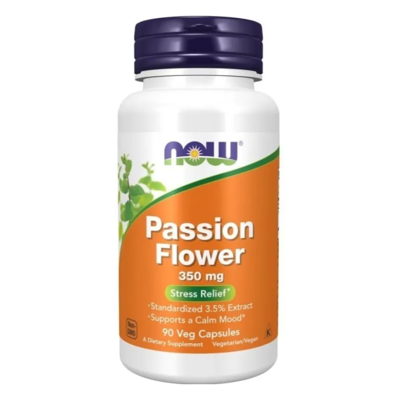 NOW FOODS Passion Flower 350 mg 90 veg caps.