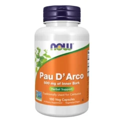 NOW FOODS Pau D' Arco 500 mg 100 veg caps.