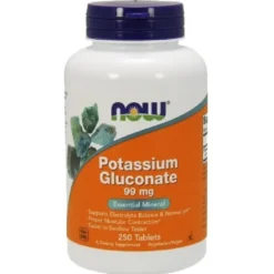 NOW FOODS Potassium Gluconate 250 tabs.