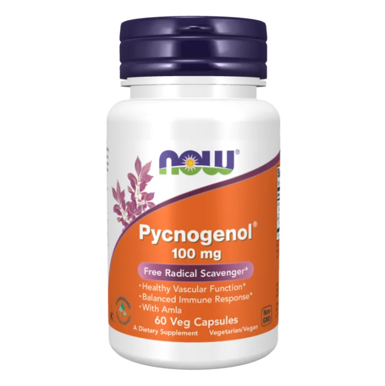 NOW FOODS Pycnogenol 100 mg 60 vege caps.