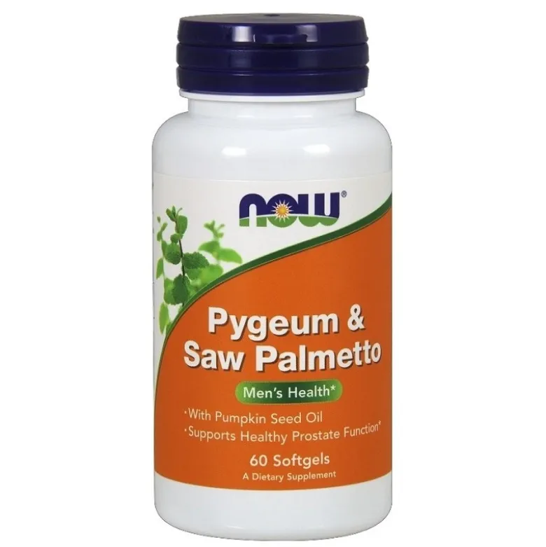 NOW FOODS Pygeum & Saw Palmetto 60 softgels