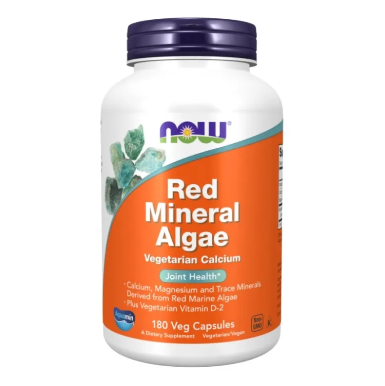 NOW FOODS Red Mineral Algae 180 veg caps.