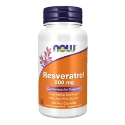 NOW FOODS Resveratrol with Red Wine Ext. 60 caps.