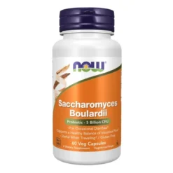 NOW FOODS Saccharomyces Boulardi 60 veg caps.