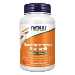 NOW FOODS Saccharomyces Boulardii 5 Billion 120 veg caps.