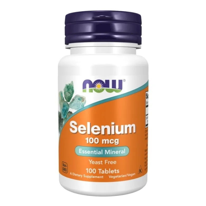 NOW FOODS Selen 100 mcg 100 tabs.