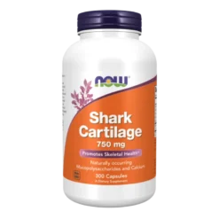 NOW FOODS Shark Cartilage (Chrząstka rekina) 750 mg 300 kaps.