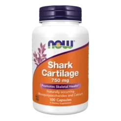 NOW FOODS Shark Cartilage (Chrząstka rekina) 750 mg 100 caps.