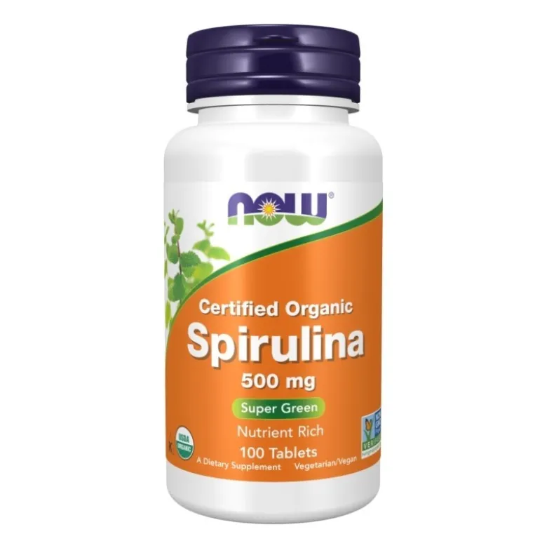 NOW FOODS Spirulina 500 mg 100 tabs.