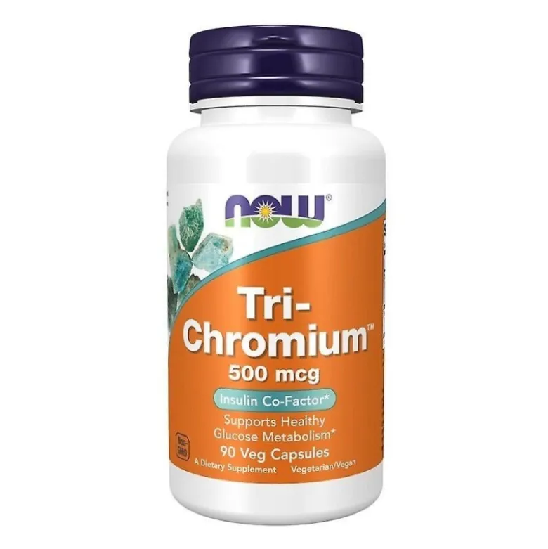 NOW FOODS Tri-Chromium 500 mcg 90 veg caps.