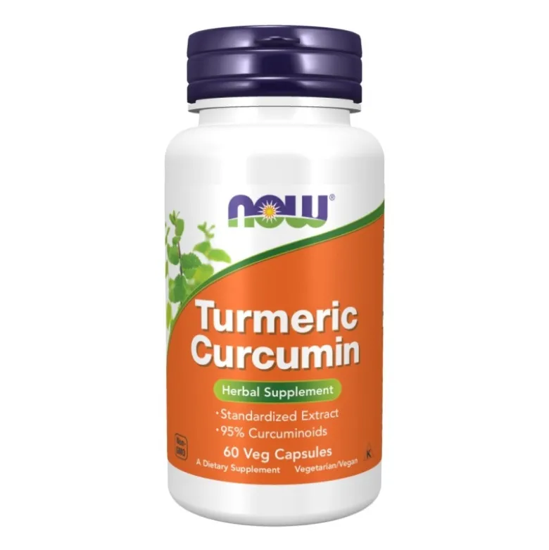 NOW FOODS Turmeric Curcumin 60 veg caps.