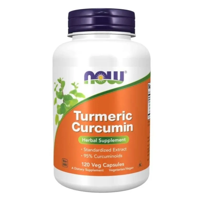 NOW FOODS Turmeric Curcumin 120 veg caps.