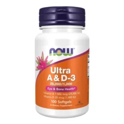 NOW FOODS Ultra A & D3 25,000/1,000 IU 100 caps.