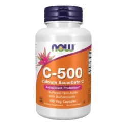 NOW FOODS Witamina C-500 Calcium Ascorbate 100 caps.
