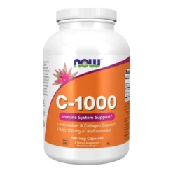 NOW FOODS Witamina C-1000 500 veg caps.