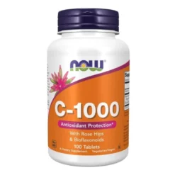 NOW FOODS Witamina C-1000 z dziką różą 100 tabs.