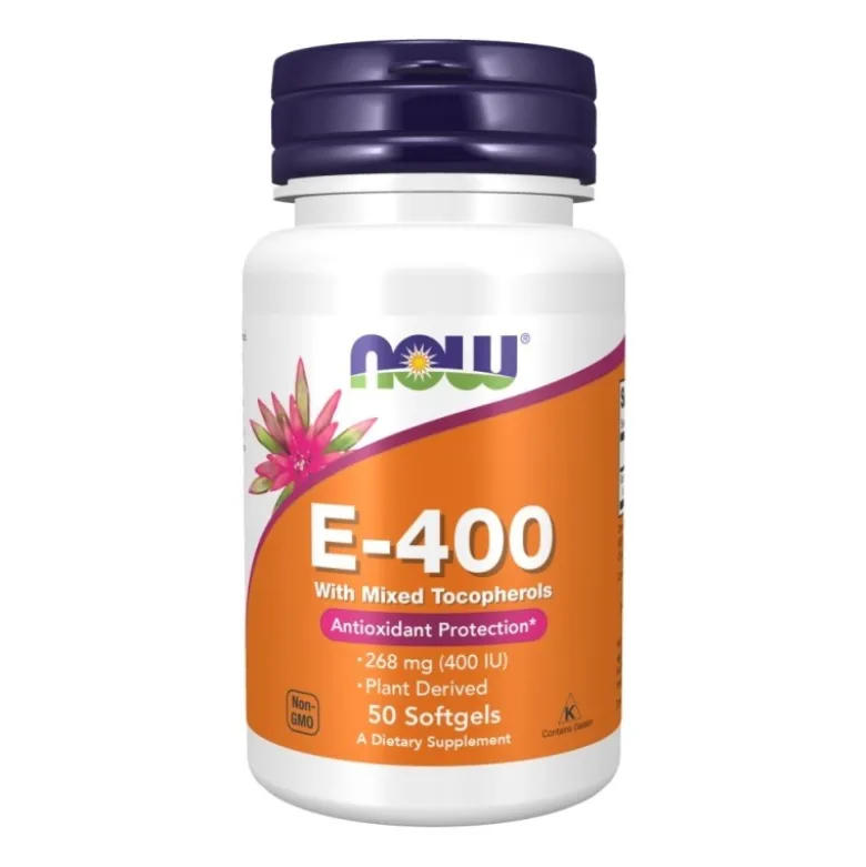 NOW FOODS Witamina E-400 Mixed Tocopherols 50 softgels