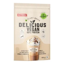 NUTREND Delicious Vegan Protein 450 g Czekolada Orzech Laskowy