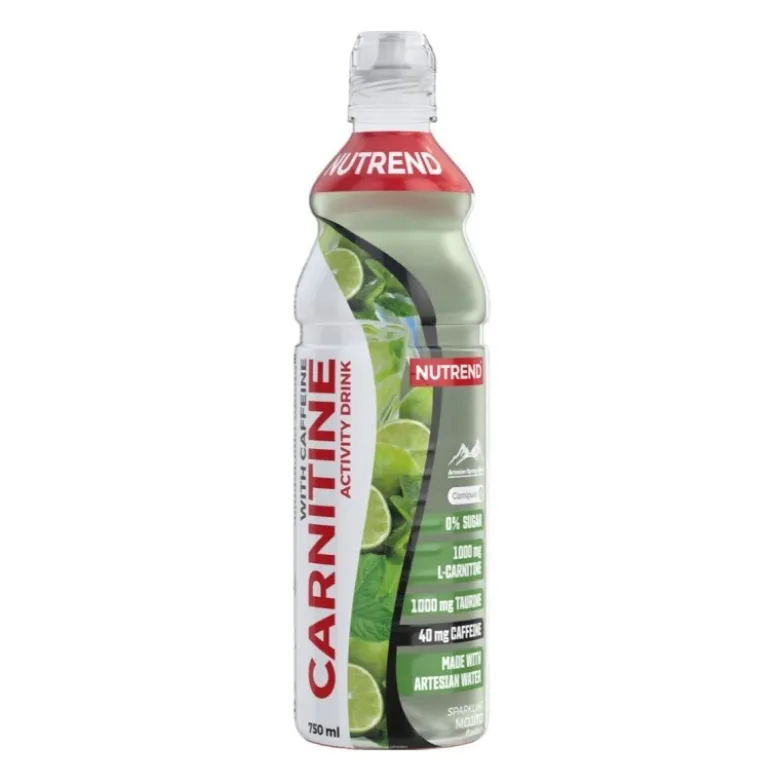 NUTREND L-Carnitine Drink Active 750 ml Sparkling + Caffeine