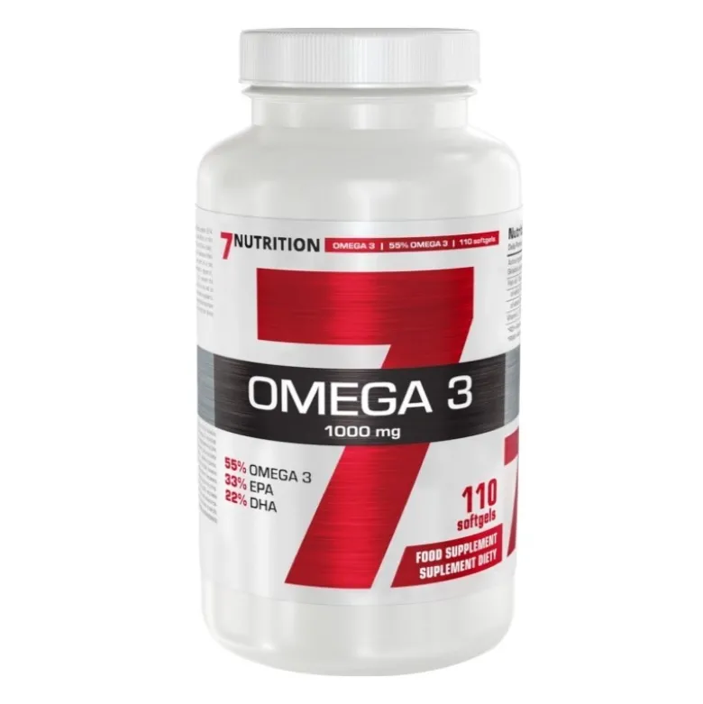 7 NUTRITION Omega 3 1000 mg 110 softgels.