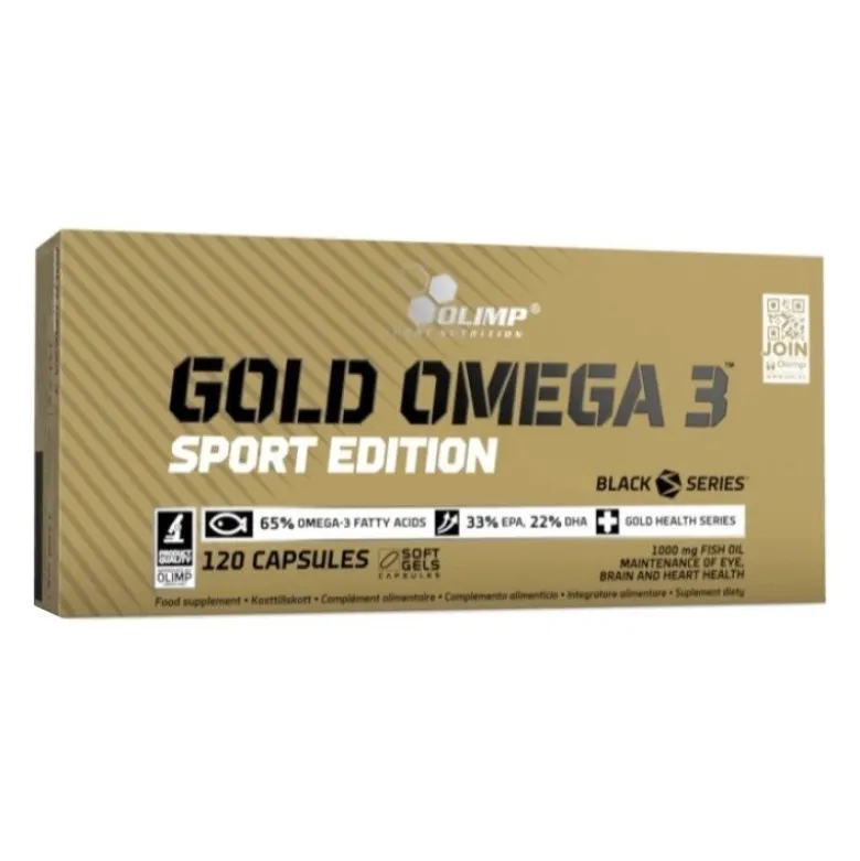 OLIMP Gold Omega 3 120 caps. SPORT EDITION