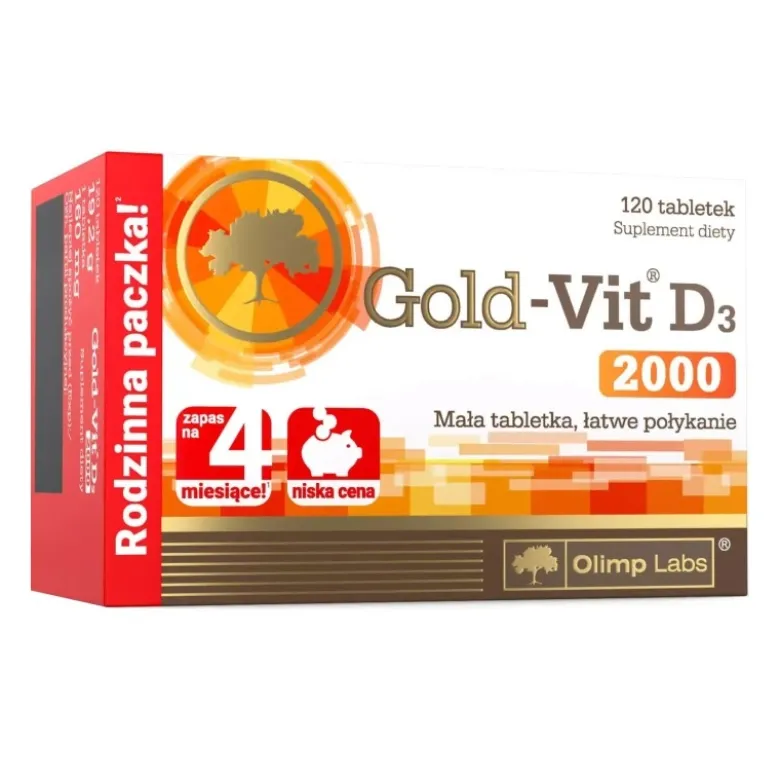 OLIMP Gold Vit D-3 2000 IU 120 tabs.