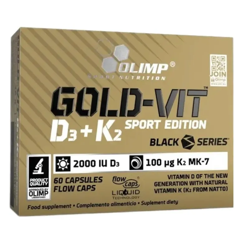 OLIMP Gold Vit D3+K2 60 caps SPORT EDIT.