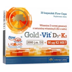 OLIMP Gold Vit D3+K2 2000 IU + 50 ug 30 caps.