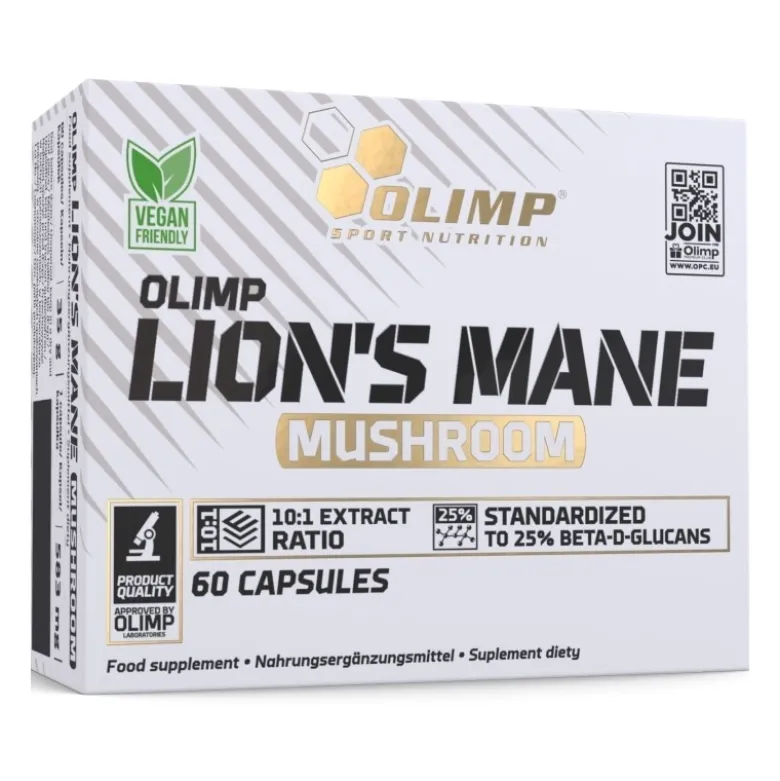 OLIMP Lions Mane Mushroom 60 caps.