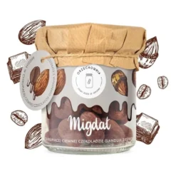 ORZECHOWNIA Migdał w Chrupiącej Ciemnej Czekoladzie Gianduia z Espresso 150 g