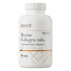 OSTROVIT Marine Collagen + Kwas Hialuronowy + Witamina C 90 tabs.