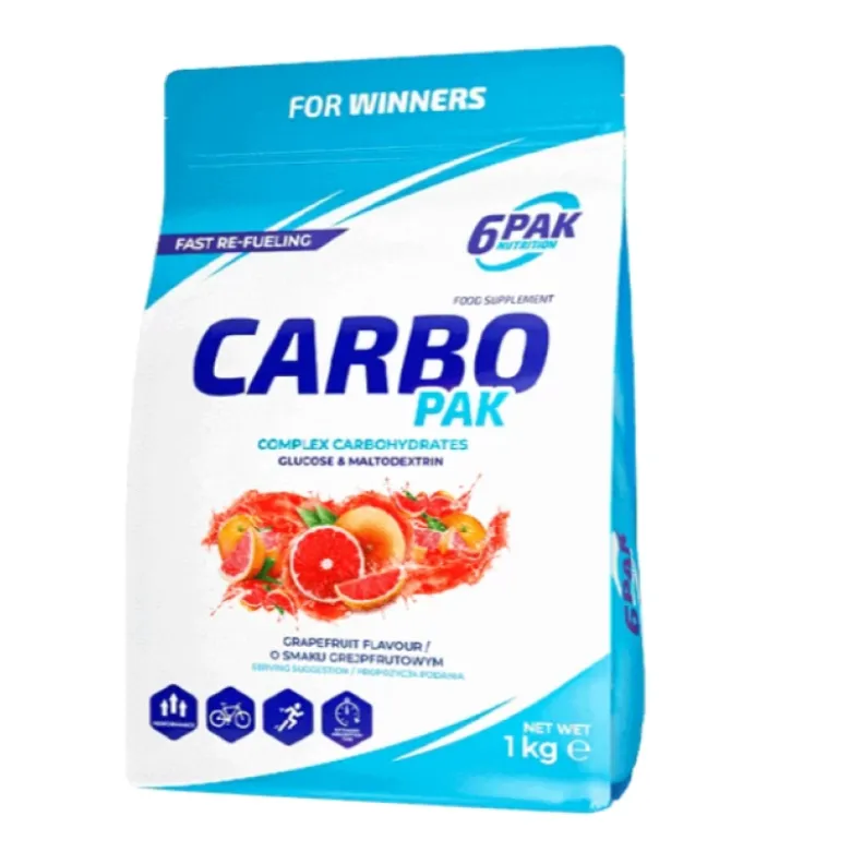 6PAK Carbo Pak 1000 g