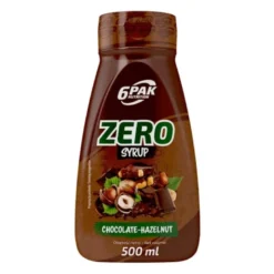6PAK Syrop Zero 500 ml Czekolada-Orzech Laskowy