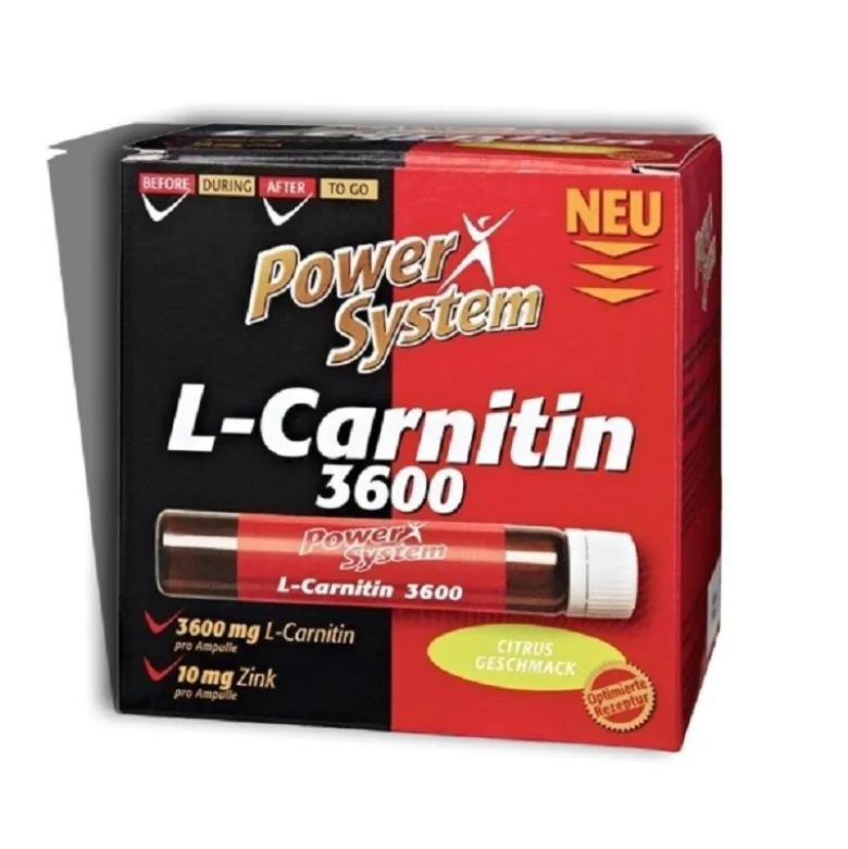 POWER SYSTEM Karnityna Shot 3600 mg 25 ml