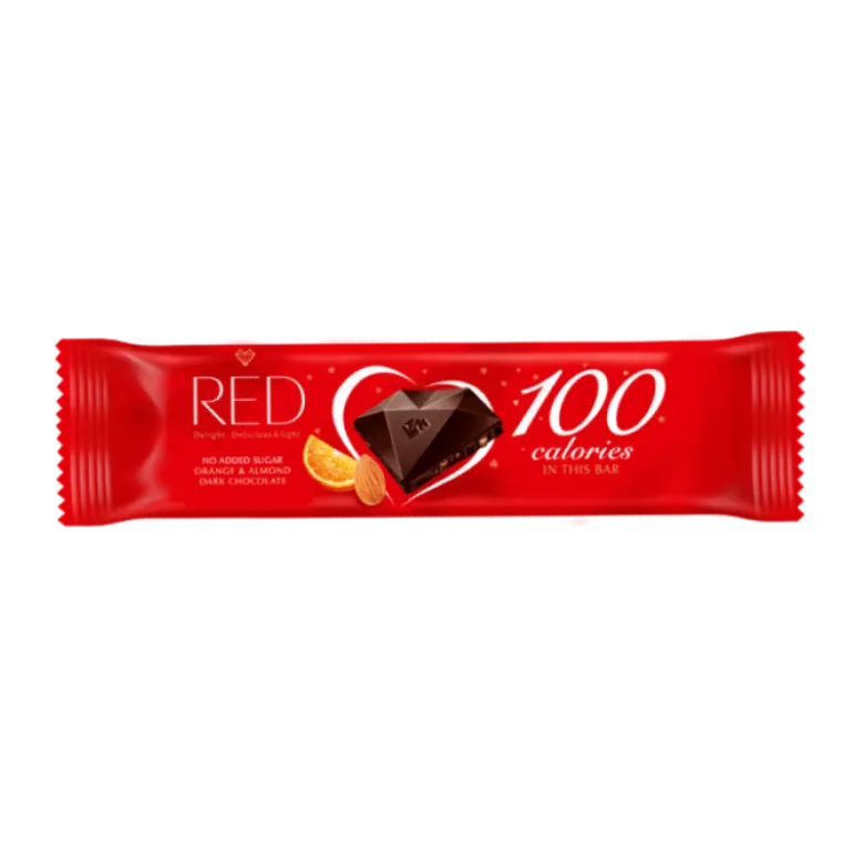 RED Czekoladka Ciemna Pomarańcza Migdał 26 g